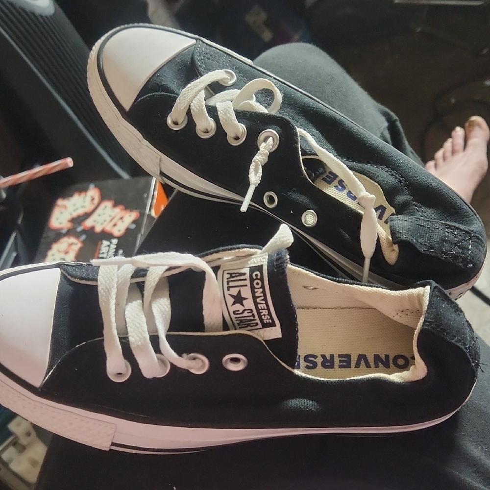 Converse Black and White Sneakers